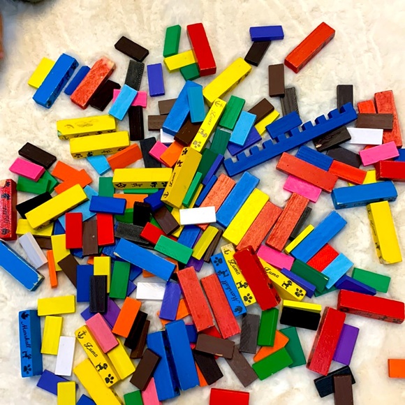 Wooden blocks 200 pieces - Picture 1 of 4